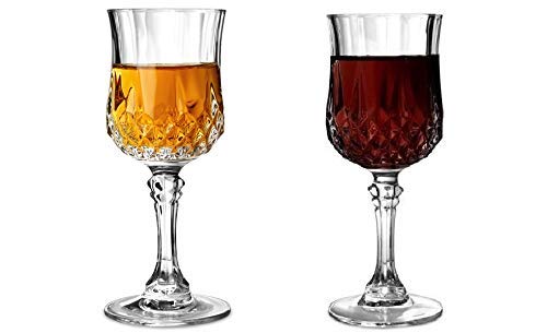 Ezalla Crystal Clear Wine Glasses Set of 6 Pcs 180 ml Red Wine Glass Lead Free Premium Glass - Image 5