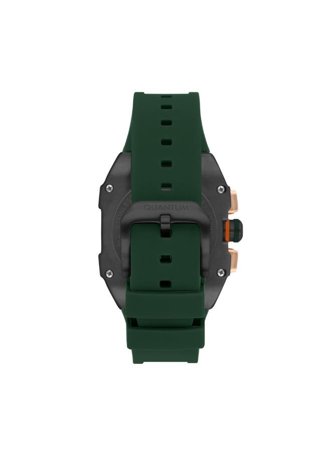 Quantum Men's Silicone Chronograph Watch HNG1080.655 - 43 mm - Image 3