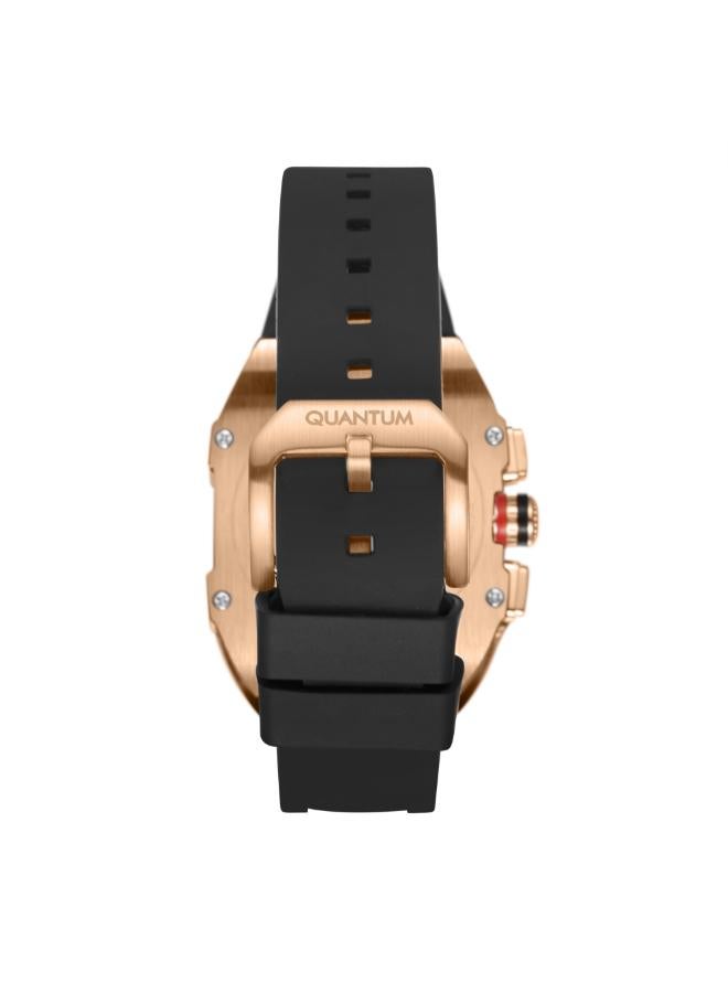 Quantum Men's Silicone Chronograph Watch HNG1080.655 - 43 mm - Image 4
