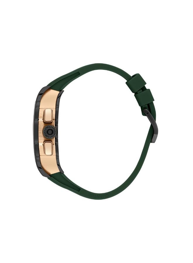 Quantum Men's Silicone Chronograph Watch HNG1080.655 - 43 mm - Image 2