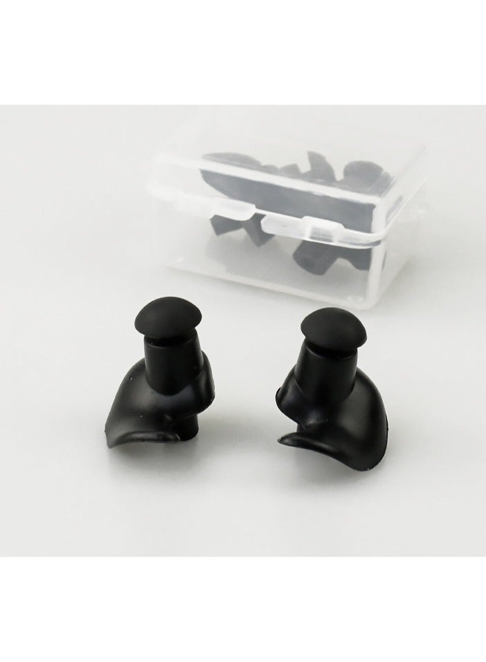 1 Pair Waterproof Silicone Soft Earplugs - Portable & Durable Swimming Accessories