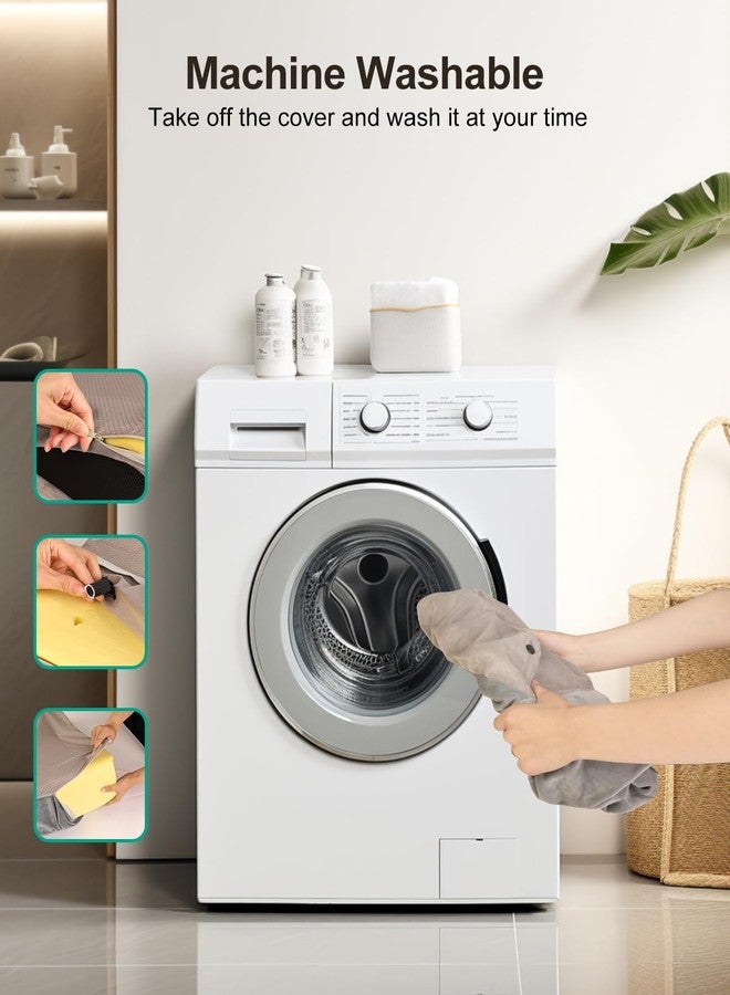 NPET Memory Foam Pet Beds for Small Medium Dogs, Orthopedic Dog Beds with Sides, Cat Bed Mat with Washable Removable Cover, 26x18x6.7 inches - Image 5