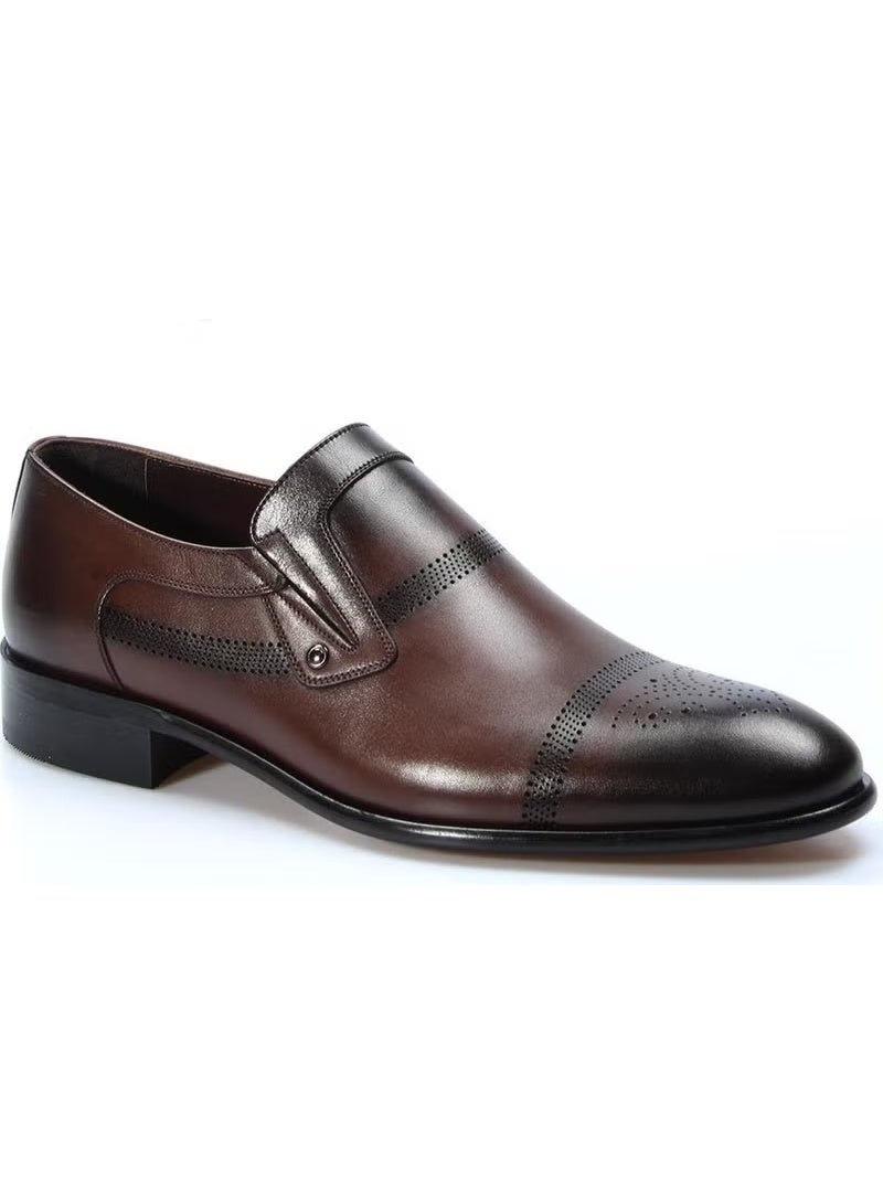 Fast Step Men's Leather Casual Classic Leather Loafer Shoes Brown 893ma4404 - Image 2