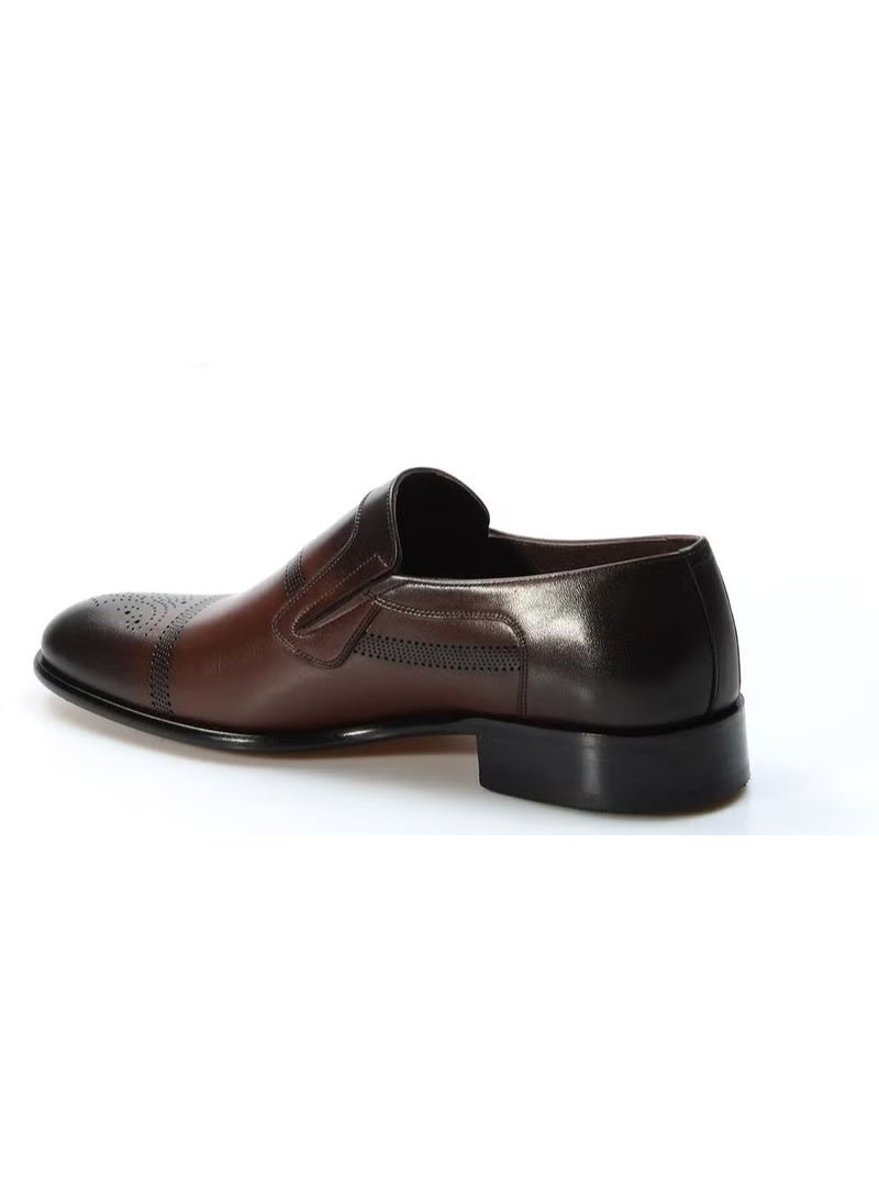 Fast Step Men's Leather Casual Classic Leather Loafer Shoes Brown 893ma4404 - Image 3