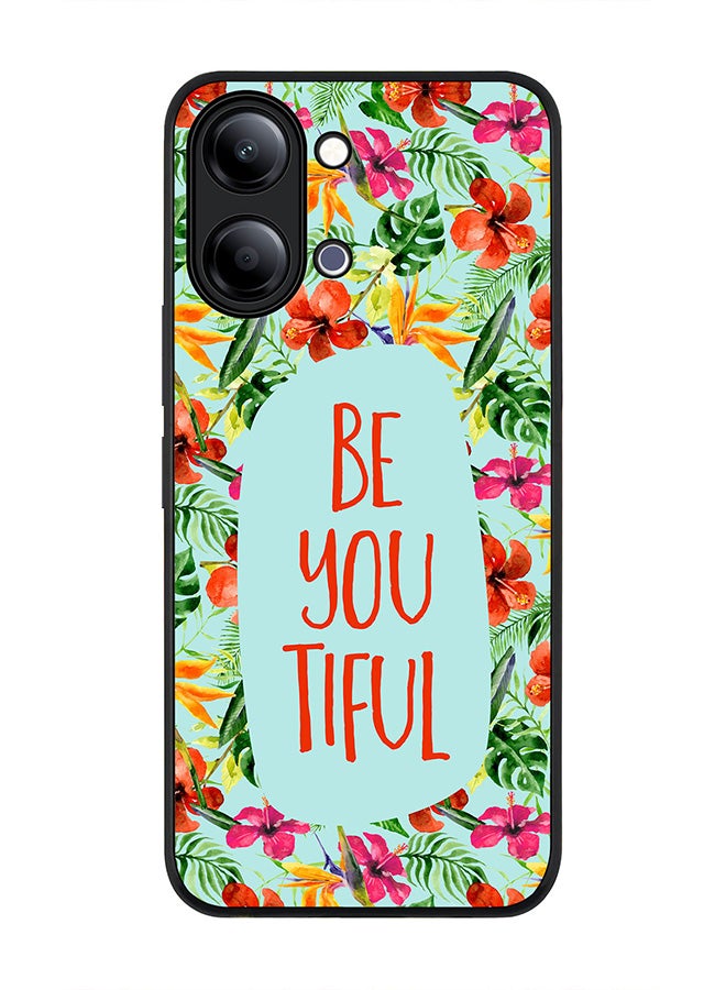 Stylizedd For vivo Y21 / Y11 Case,Slim fit Camera Protection, Shockproof Thin Phone cover  - Be You Tiful - Image 1