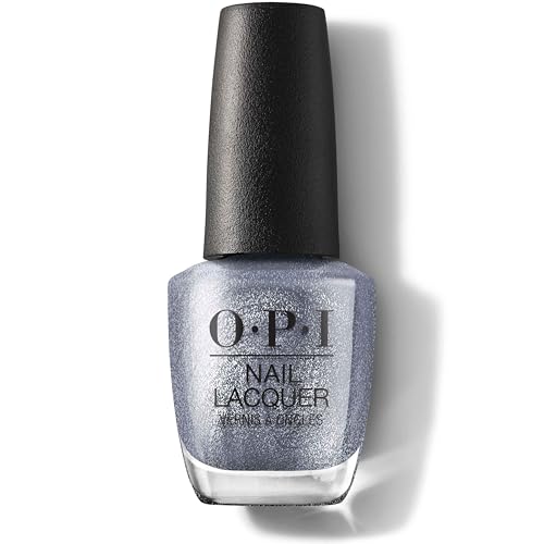 OPI Nail Lacquer OPI Nails the Runway | Opaque Muted Gray Shimmer Chip Resistant Nail Polish | Muse of Milan Collection - Image 1