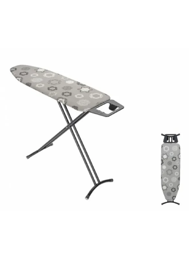 Wenko Durable and Foldable Non-Slip Base Ironing Board Grey 128 x 30 cm 65507100