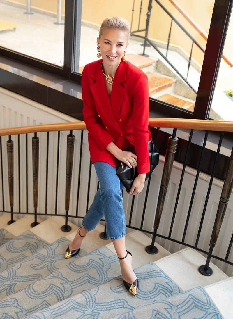 trendyol Double Breasted Blazer