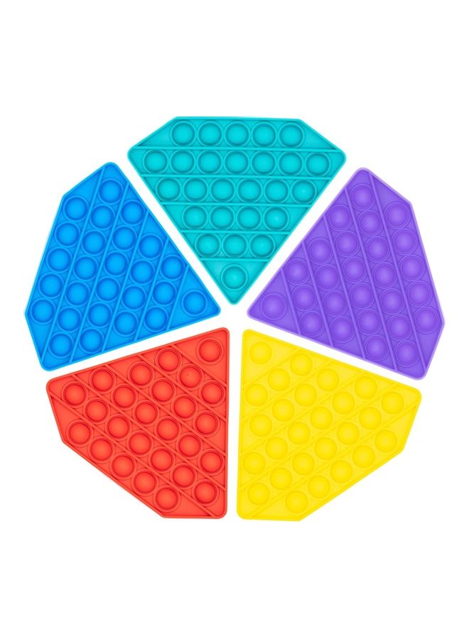 NIBEMINENT 5-Piece Set Pop Bubble Fidget Sensory Toy - Image 1