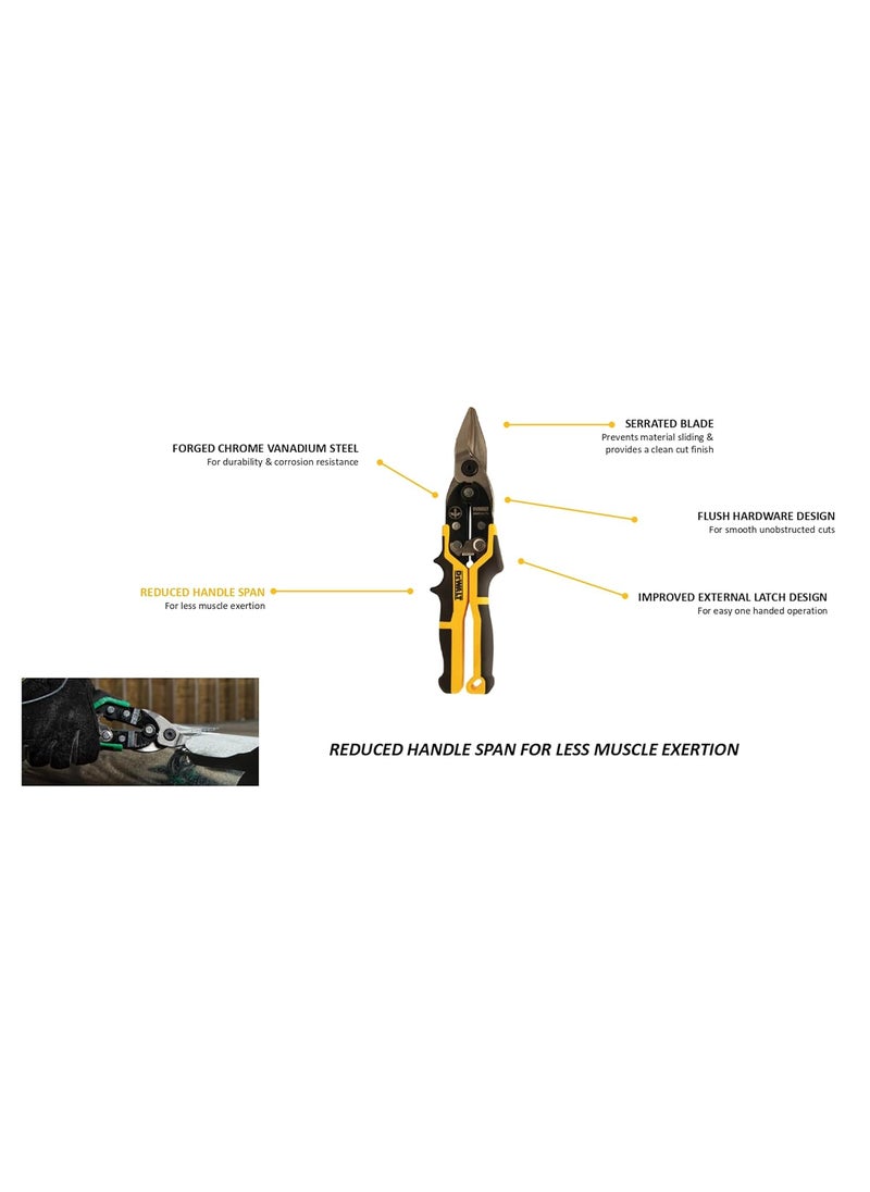 DEWALT DEWALT DWHT146750 Straight Cut Avaiation Snip 1 Inch  - Image 5