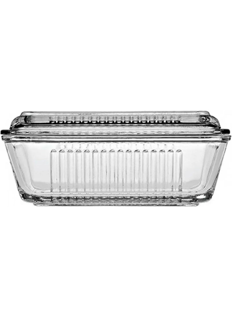 Paşabahçe 97711 Glass Refrigerated Butter Dish  - Image 3