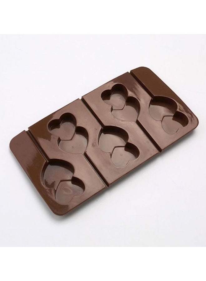 NIBEMINENT Silicone Lollipop Mould Brown 23.8x10.6x1.2centimeter - Image 2