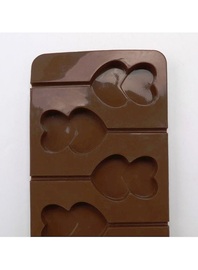 NIBEMINENT Silicone Lollipop Mould Brown 23.8x10.6x1.2centimeter - Image 4