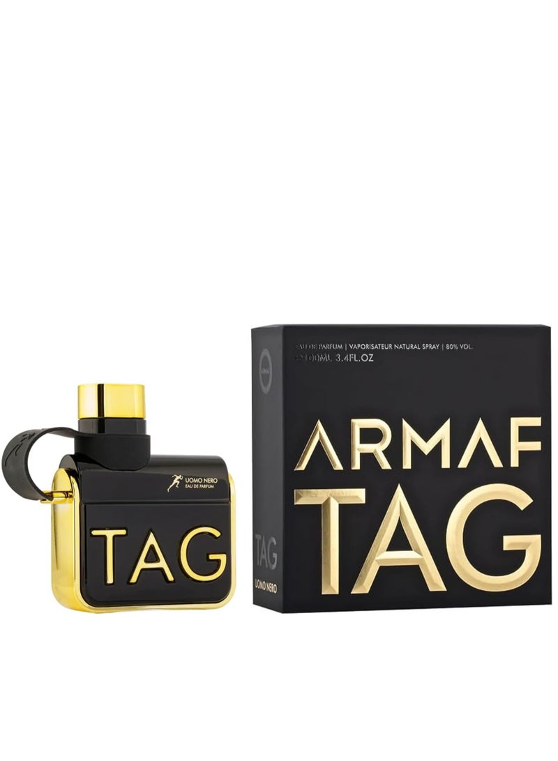 أرماف او دي بارفان تاج اومو نيرو بلاك للرجال من ارماف، 100 مل، عطور برائحة تدوم طويلا - Image 1