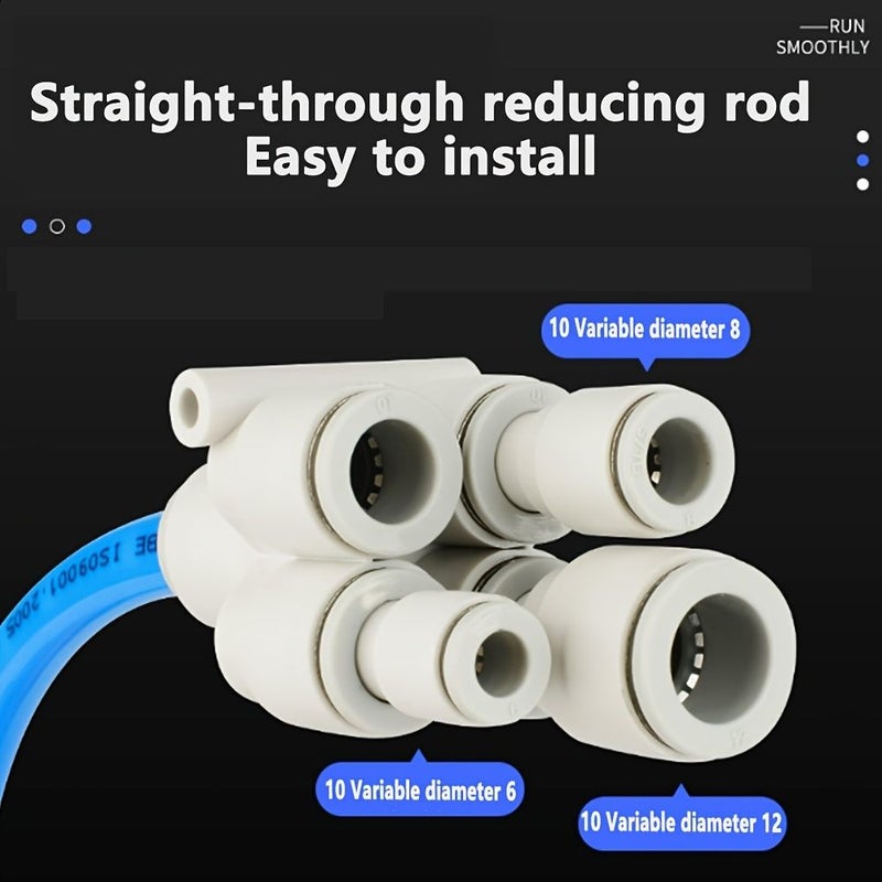 10 Pcs KQ2R Pneumatic Tube Fittings Reducer Branch Quick Connector Fast Plug Conversion 12mm 16mm - Image 3