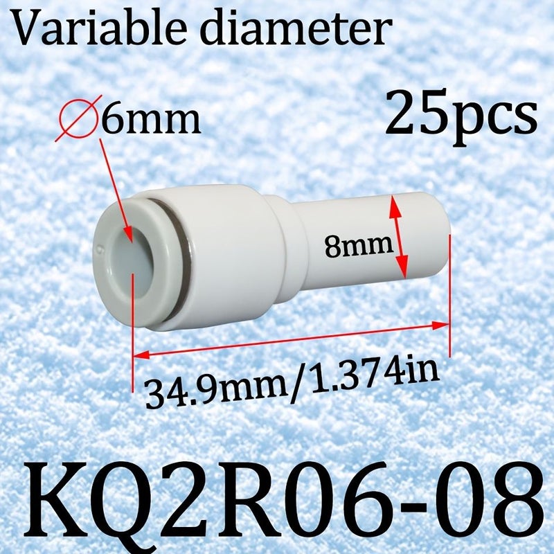 10 Pcs KQ2R Pneumatic Tube Fittings Reducer Branch Quick Connector Fast Plug Conversion 12mm 16mm - Image 4
