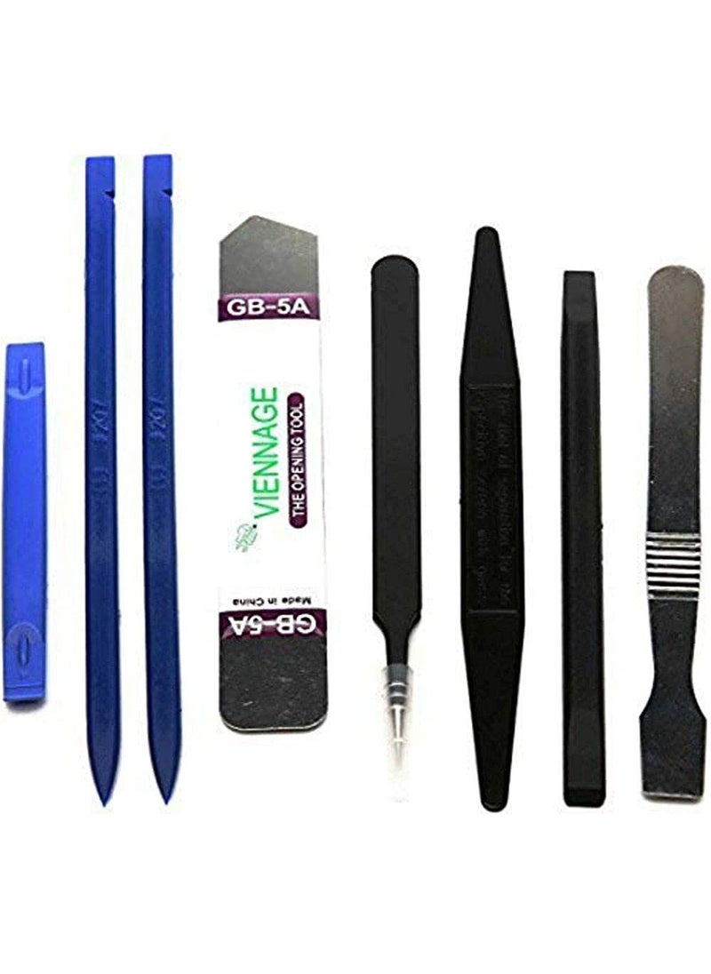 DIY Crafts Diy Crafts CTDIYHI37328 Opening Pry Tool Repair Kit With Non Abrasive Nylon Spudgers And Anti Static Tweezers Pack Of 1 Pc Multicolor  - Image 1