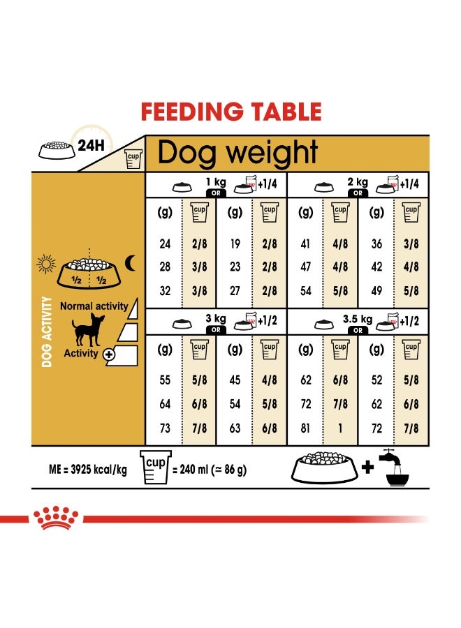 ROYAL CANIN Breed Health Nutrition Chihuahua Adult 1.5kg - Image 3