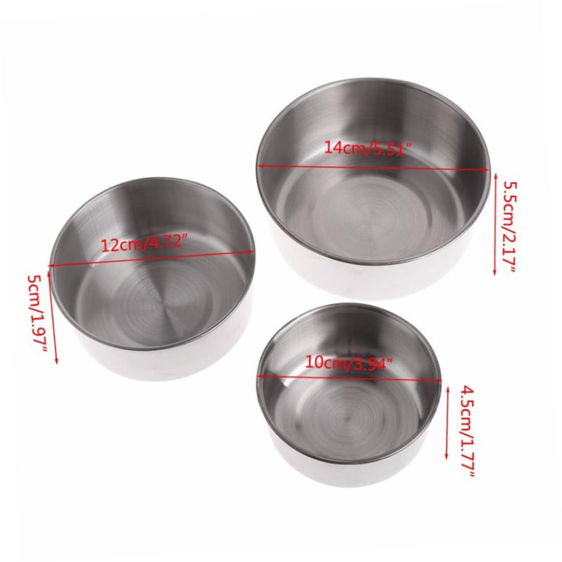 Stainless Steel Parrot Feeding Bowl Medium Pet Food Box Water Basin Removable Easy Cleaning - Image 3