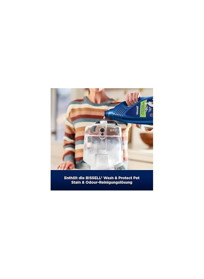 Bissell BISSELL Wash & Protect Carpet Pet Stain & Odour Cleaning Formula – Eliminates Tough Pet Stains, Neutralizes Odours, Safe for Carpets & Upholstery, Fresh Scent  - Image 5