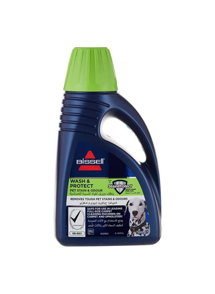 Bissell BISSELL Wash & Protect Carpet Pet Stain & Odour Cleaning Formula – Eliminates Tough Pet Stains, Neutralizes Odours, Safe for Carpets & Upholstery, Fresh Scent  - Image 2