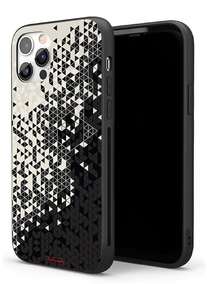 Tolwak - Apple iPhone 11 Pro Max Protective Case Pattern Digital Art Triangle - Image 1