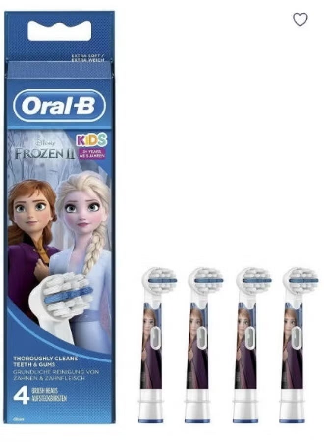 Oral-B Pro Kids Electric Toothbrush Heads, Extra Soft Bristles, 4-Pack