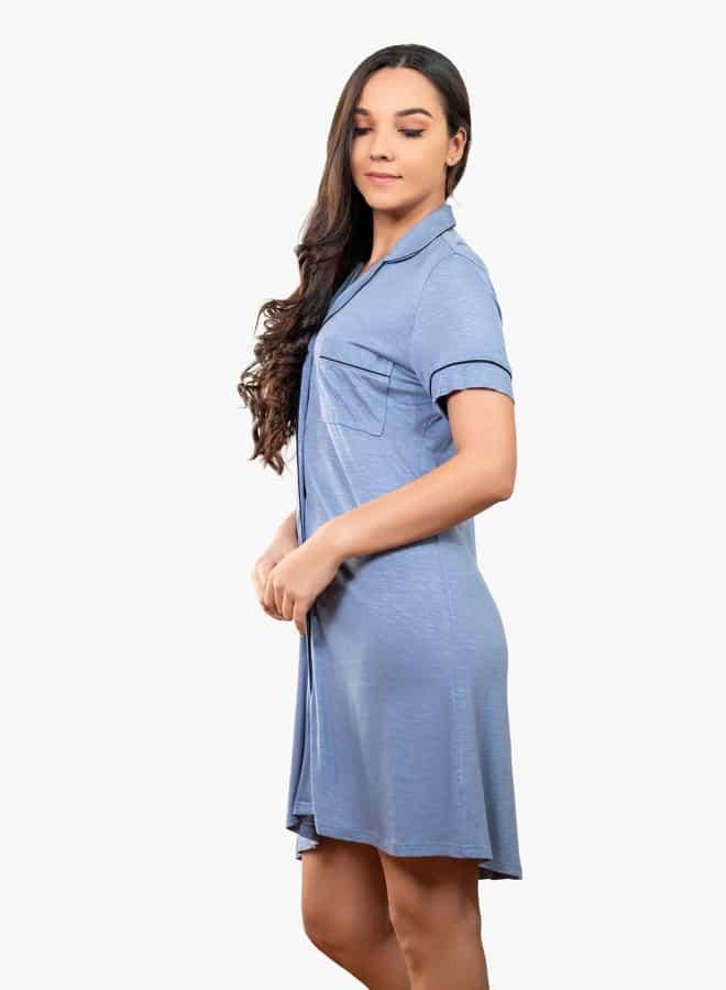 Aadaraya Ss Classic Sleep Shirt For Female - Image 3