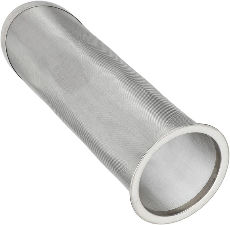 Zopsc Cold Brew Coffee Filter, Reusable Stainless Steel Mesh Cylindrical Filter, Wide Mouth with White Gasket for Tea, Iced Coffee Brewing, Strainer for Pitcher Mason Jar (8 * 21cm) - Image 2