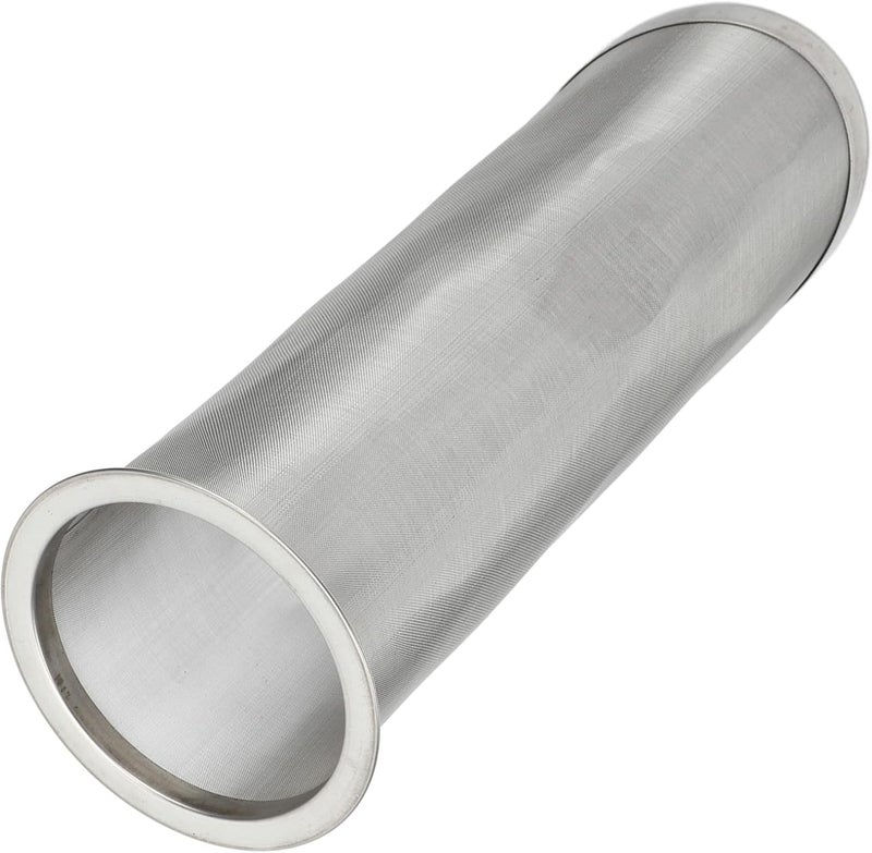 Zopsc Cold Brew Coffee Filter, Reusable Stainless Steel Mesh Cylindrical Filter, Wide Mouth with White Gasket for Tea, Iced Coffee Brewing, Strainer for Pitcher Mason Jar (8 * 21cm) - Image 1