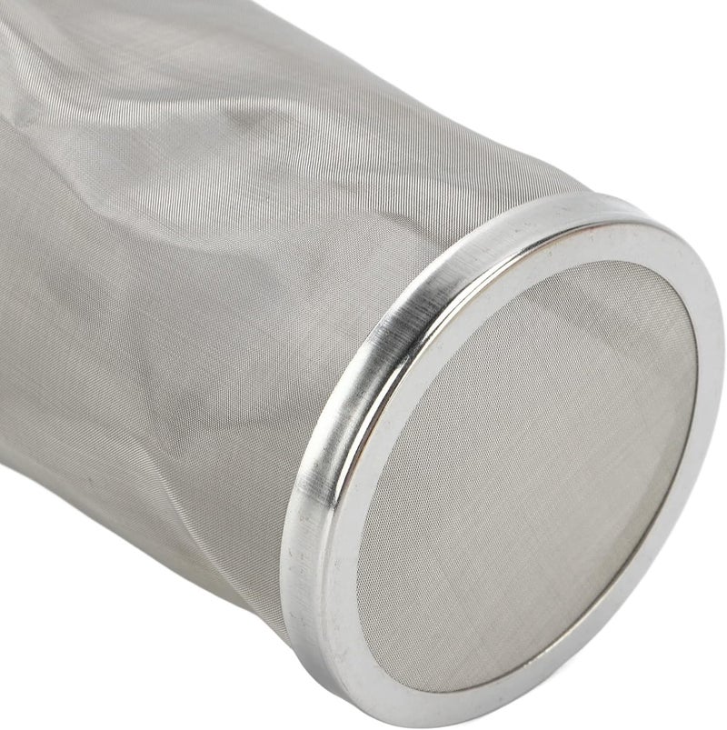 Zopsc Cold Brew Coffee Filter, Reusable Stainless Steel Mesh Cylindrical Filter, Wide Mouth with White Gasket for Tea, Iced Coffee Brewing, Strainer for Pitcher Mason Jar (8 * 21cm) - Image 3