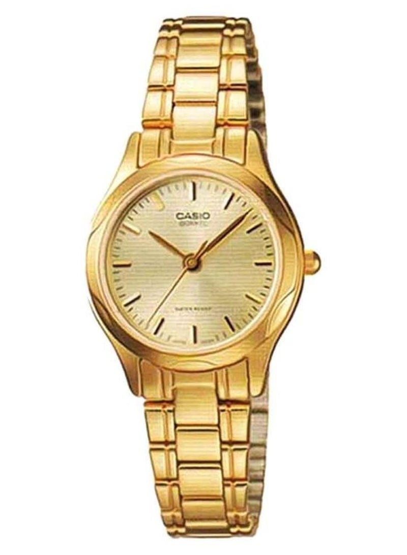 Women's Stainless Steel Analog Watch LTP-1275G-9ADF - 26 mm - Gold