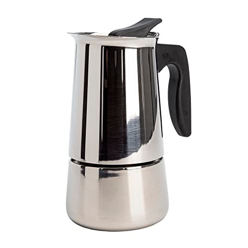 Primula 6 Cup Stovetop Espresso Coffee Maker, Stainless Steel (PES-4606) - Image 1