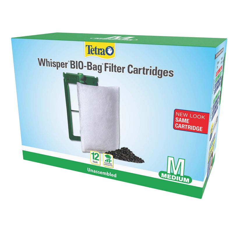 Tetra Whisper Bio-Bag Filter Cartridges For Aquariums - Unassembled Medium (Pack of 12) - Image 4