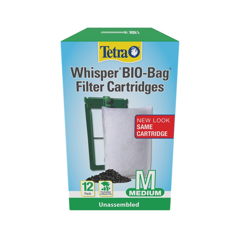 Tetra Whisper Bio-Bag Filter Cartridges For Aquariums - Unassembled Medium (Pack of 12) - Image 5