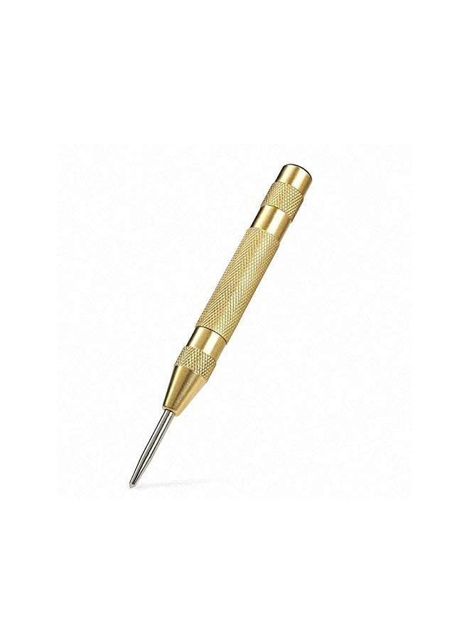 PROMASS Automatic Center Punch, 5 Inch Premium Spring Loaded Center Punch, Adjustable Spring Loaded Center Hole Punch, Heavy Duty Steel Automatic Center Marker Punch Tool for Metal, Wood, Glass  - Image 3