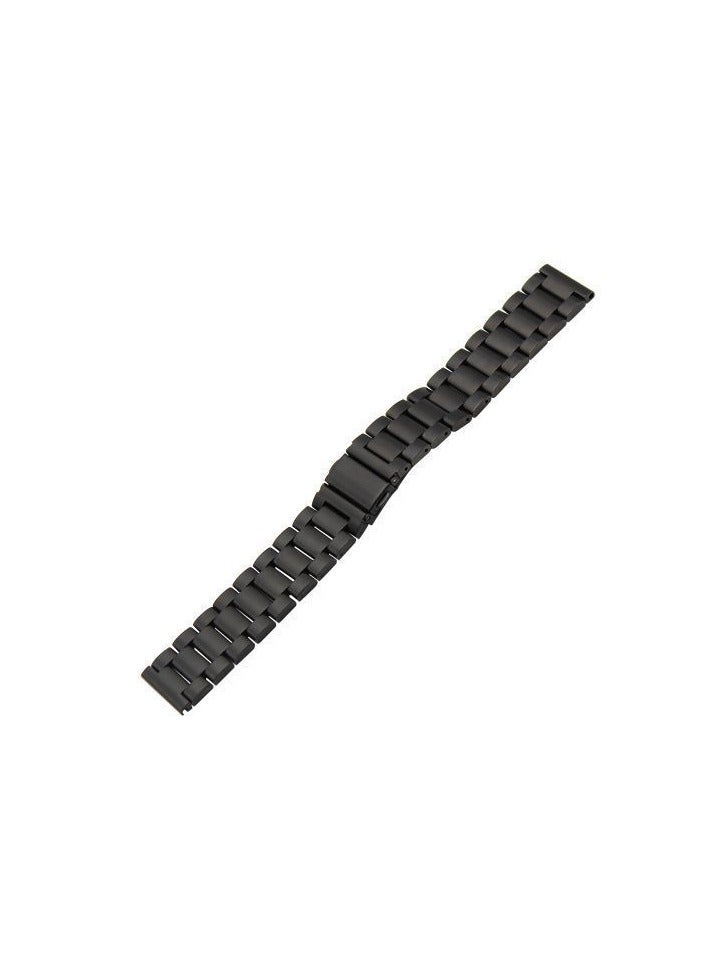 Quick Release Stainless Steel Metal Replacement Straps 20mm Compatible With Samsung Galaxy Watch- 42mm Smartwatch  -Black - Image 4