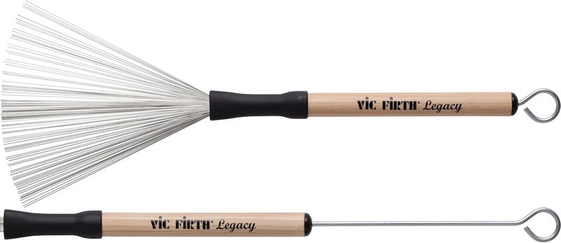 Vic Firth فرشاة فيك فيرث VFLB القابلة للسحب مع مقبض خشبي - Image 4