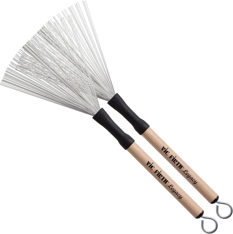 Vic Firth فرشاة فيك فيرث VFLB القابلة للسحب مع مقبض خشبي - Image 2