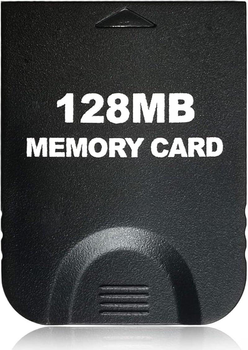 هياماس 128MB(2043 Blocks) Gamecube Memory Card, High Speed Game Memory Card Compatible for Nintendo Gamecube and Wii Console Accessory Kits - Black - Image 1