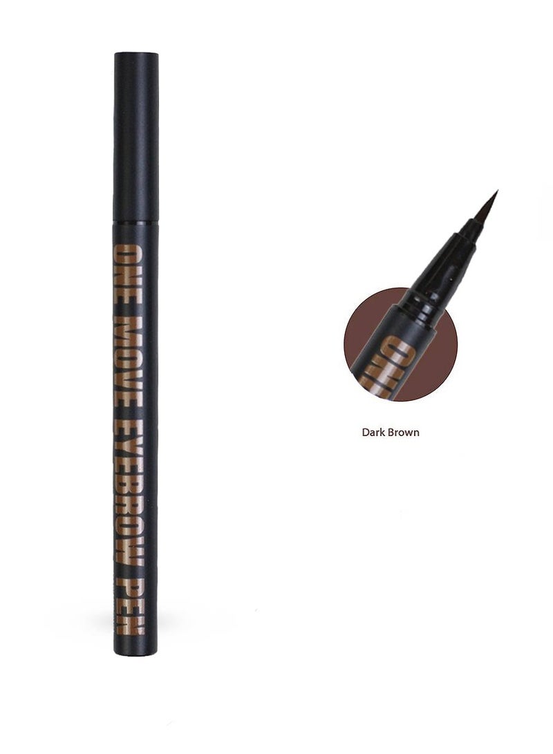 فانيتي قلم تحديد حواجب وان موف دقيق مقاوم للماء ويدوم طويلًا من فانيتي , بني - Image 2