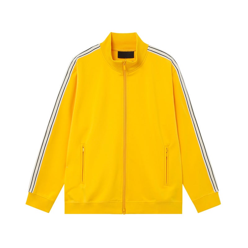 Essentials Zip Hoodie Mens Autumn Winter Streetwear Jacket Set Trousers-yellow - Image 5