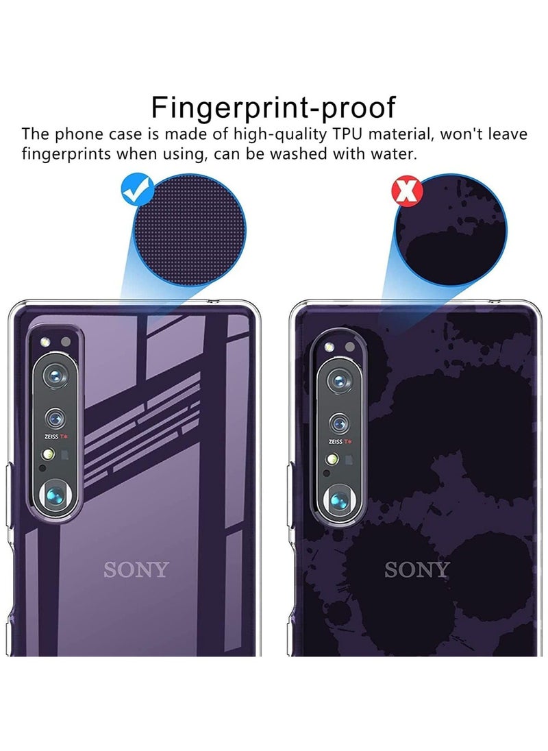 Generic - Case Compatible with Sony Xperia 1 IV, Ultra Slim Lightweight Clear Anti-Shock Soft TPU Protective Cover for IV - Image 1