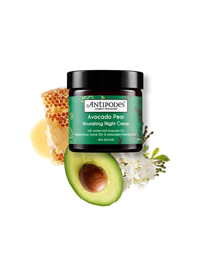 Antipodes Avocado Pear Nourishing Night Cream ? Anti Aging Cream & Plumping Anti Wrinkle Cream ? Reduce Dryness with Avocado Oil & New Zealand Manuka Honey ? Dry Skin & Mature Skin ? 60ml, 2 fl. Oz - Image 5
