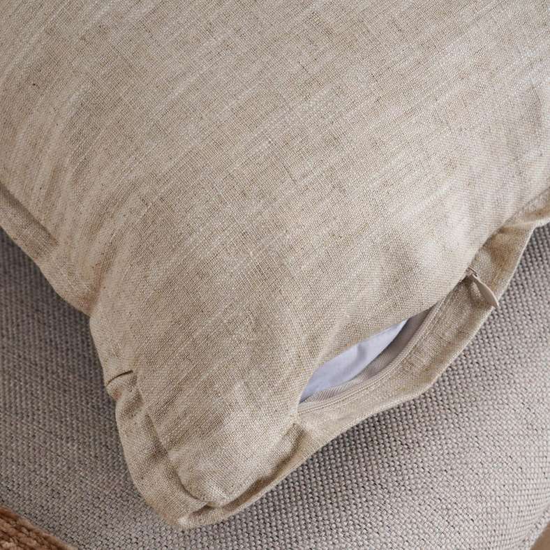 Pan Home وسادة بوسطن محشوة بالريش - أزرق - Image 3