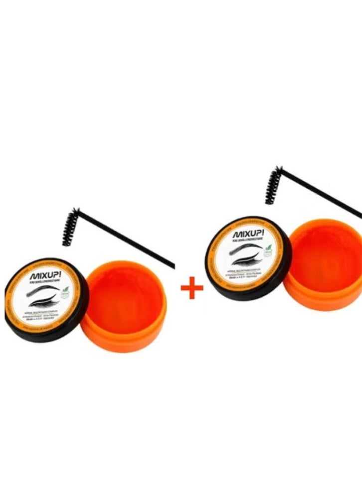 MIXUP Mix Up Original Eyebrow Shaping Wax 50ml - 2 Pieces - Image 1