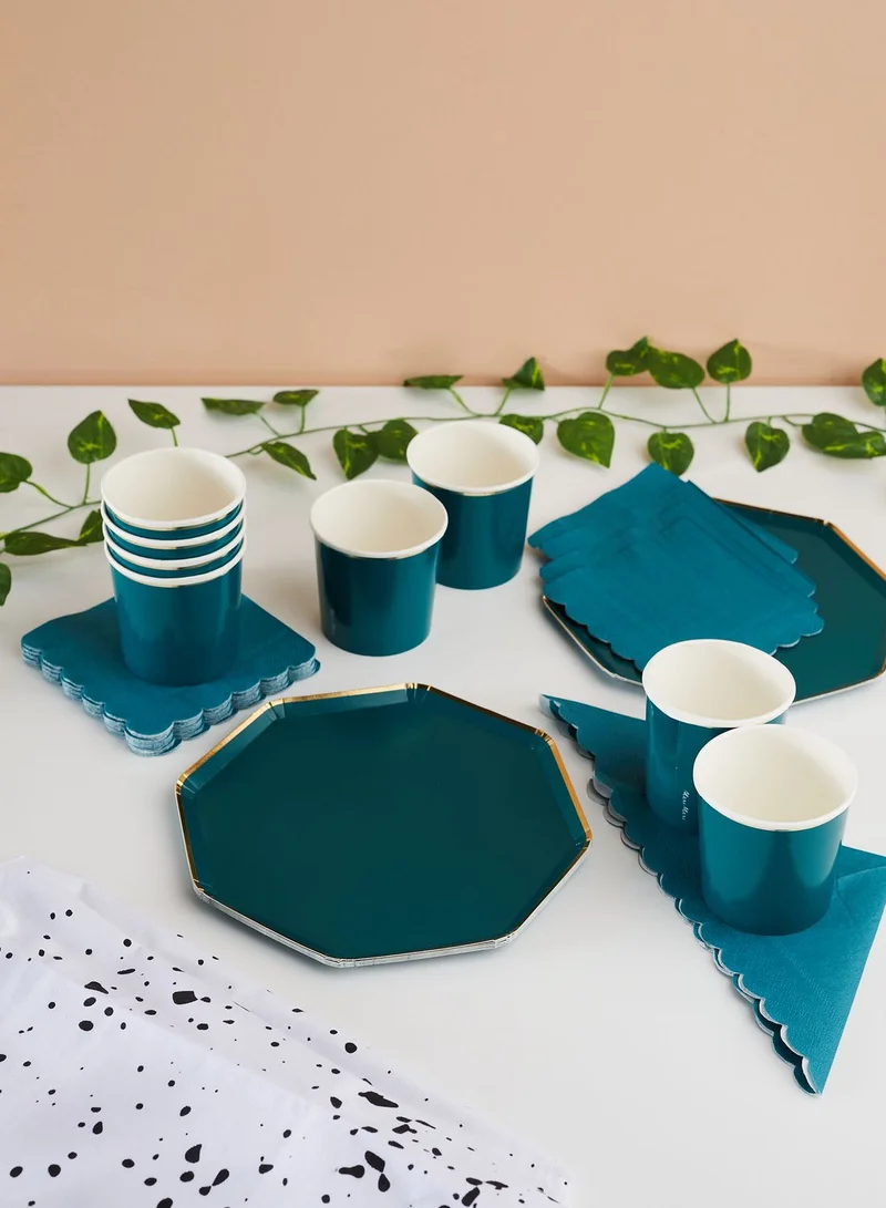 Meri Meri Dark Teal Small Napkins