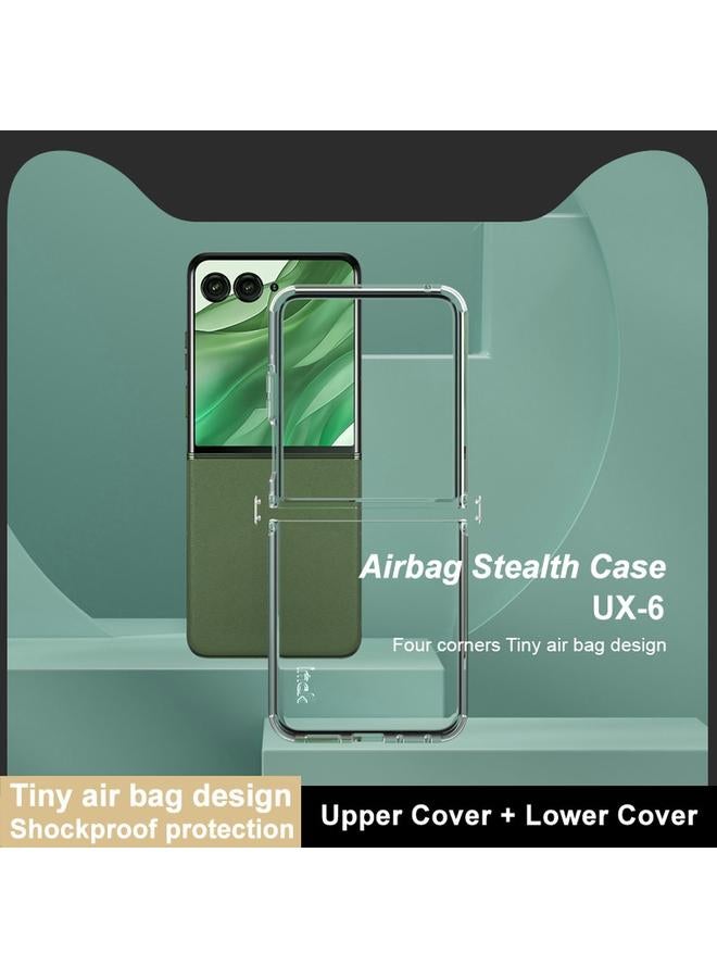 إيماك جراب لهاتف Motorola Razr 50 Ultra UX-6 series جراب هاتف TPU غير مرئي ومضاد للصدمات ووسادة هوائية - Image 3