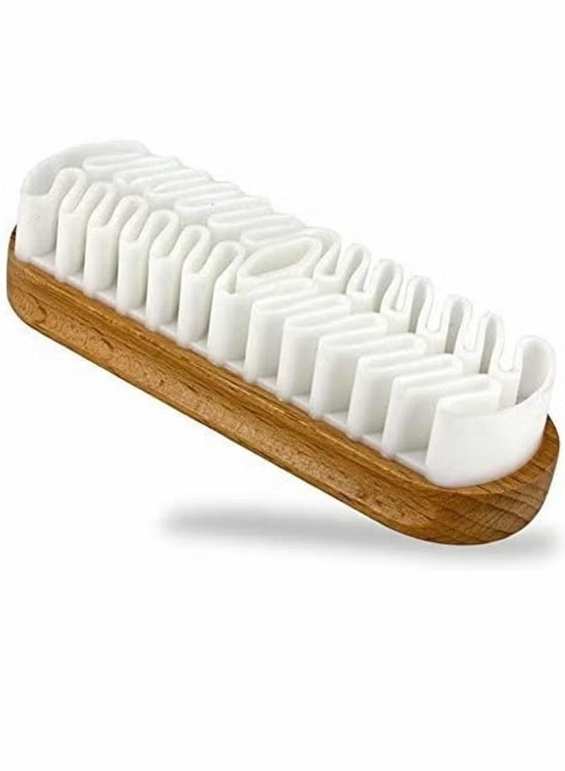 GIOIO Rubber Crepe Shoe Brush for Suede Nubuck Leather Shoes Bags Belts Cleaning Daily Use Textured Surface Restoration - Image 1