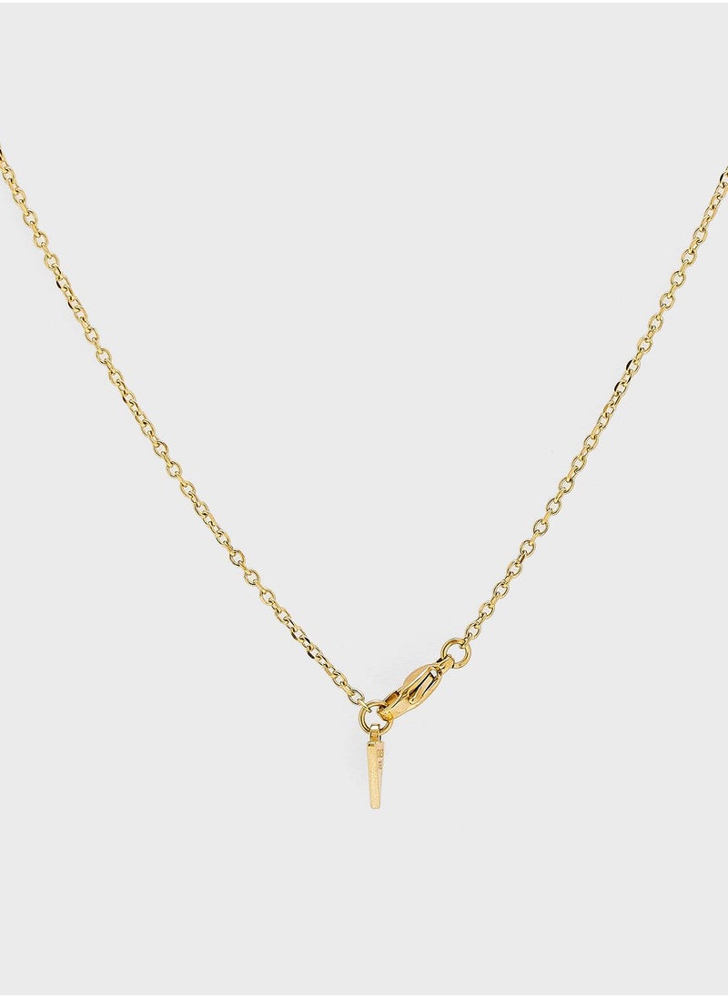 GUESS - Flower Chain Detail Necklace - Image 1